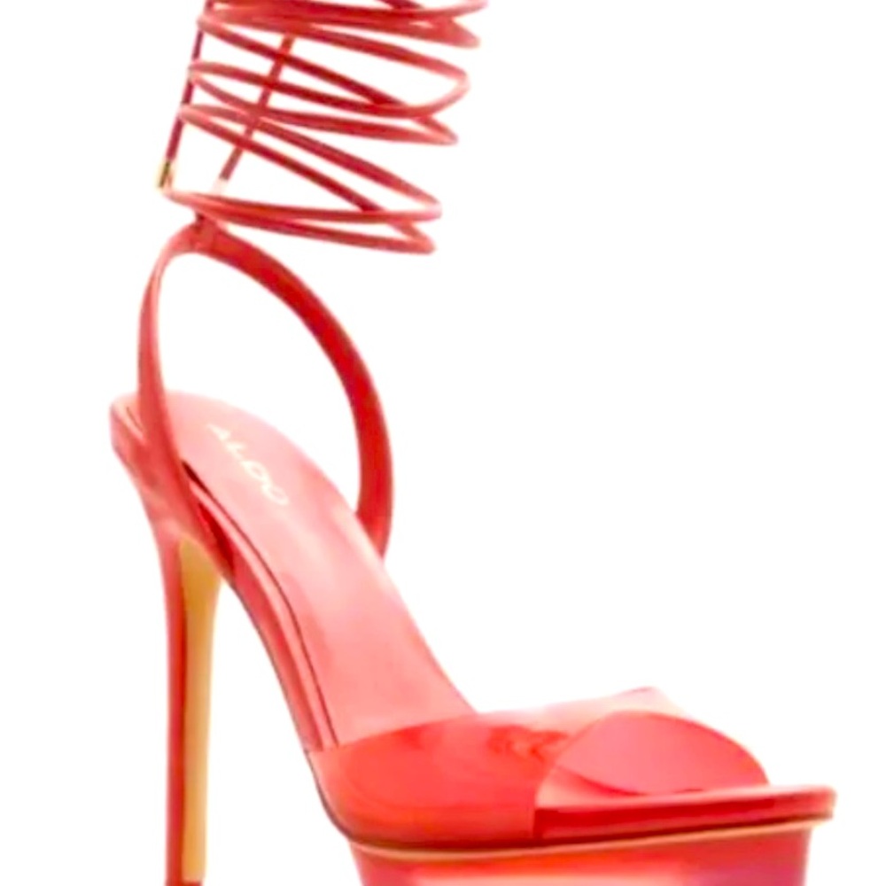 Aldo Bossis Women’s Red Pumps/Stilleto Heel. Size U.S. 9.